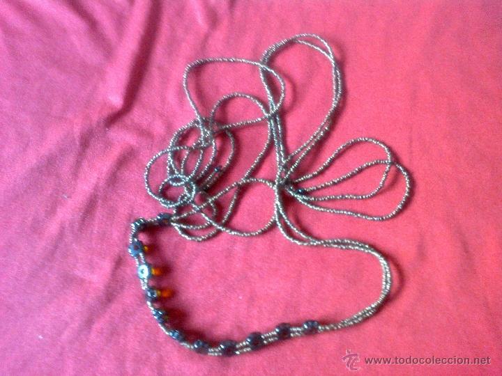 Joyeria: ANTIGUO CINTURON CON CRISTALES QUEMADOS - Foto 1