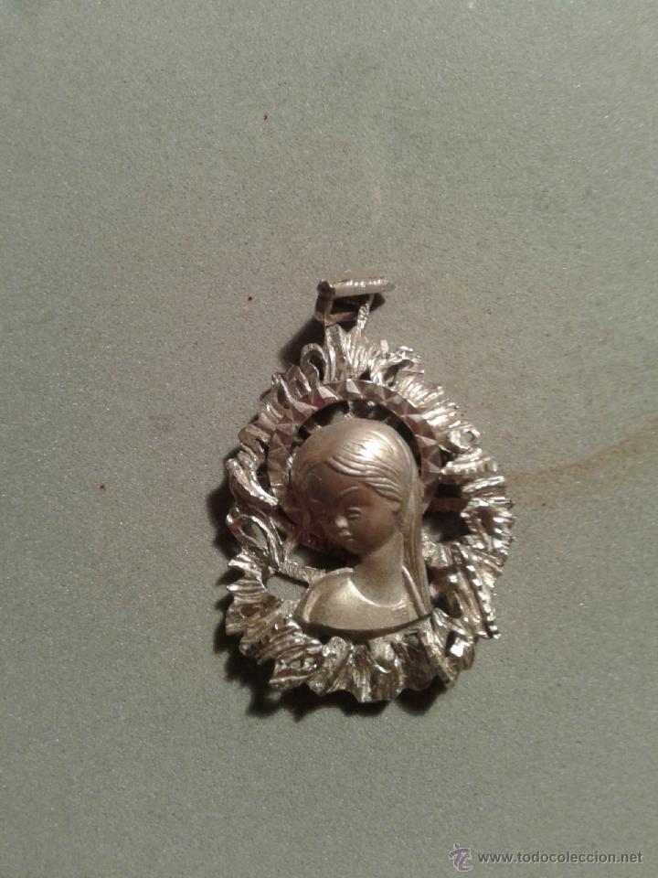 Joyeria: MEDALLA DE PLATA VIRGEN; MARCAS; 3 X 2 CMS. , - Foto 3