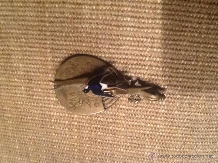 Joyeria: BROCHE MODERNISTA DE LATON Y ESMALTE, C.1900 - Foto 1