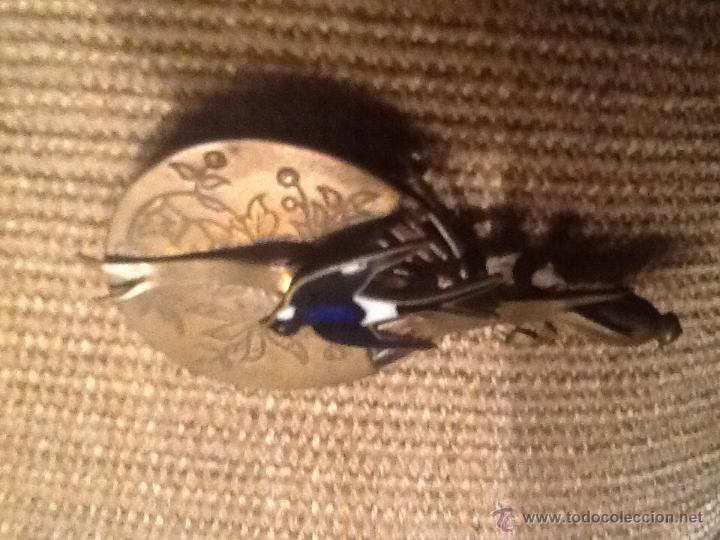 Joyeria: BROCHE MODERNISTA DE LATON Y ESMALTE, C.1900 - Foto 3