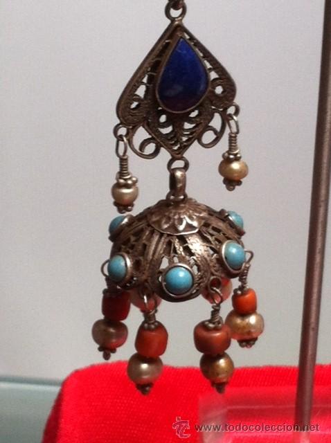 Joyeria: LAPISL&Aacute;ZULI-TURQUESA-CORAL PTES EN PLATA - Foto 1