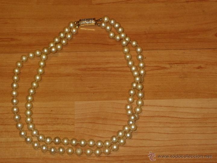 Joyeria: COLLAR 2 HILOS DE PERLAS,A&Ntilde;OS 60. - Foto 1