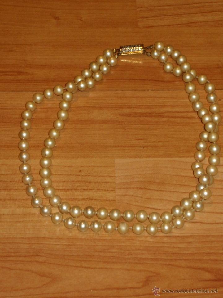 Joyeria: COLLAR 2 HILOS DE PERLAS,A&Ntilde;OS 60. - Foto 3