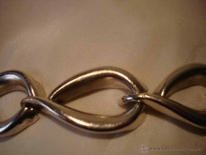 Joyeria: PULSERA DE PLATA DE ESLABONES ENTRELAZADOS - Foto 4