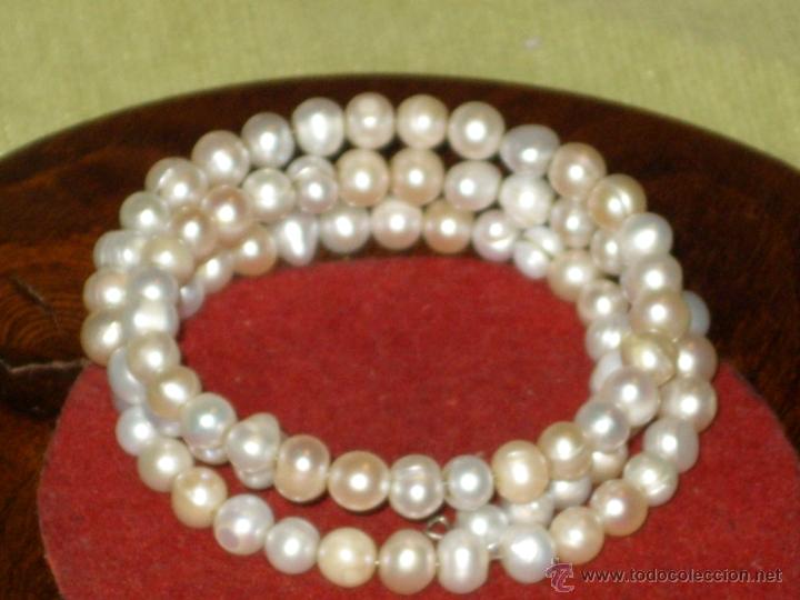 Joyeria: COLLAR GARGANTILLA PULSERA DE PERLAS AJUSTABLE. - Foto 1