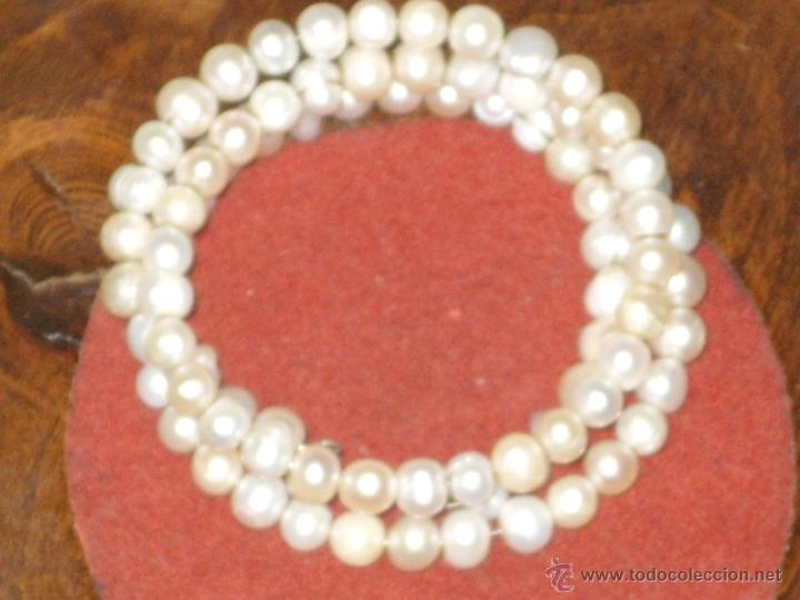 Joyeria: COLLAR GARGANTILLA PULSERA DE PERLAS AJUSTABLE. - Foto 4