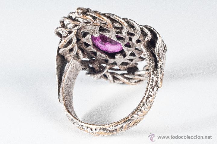 Joyeria: ANILLO DE METAL TRABAJADO CON PIEDRA - Foto 2