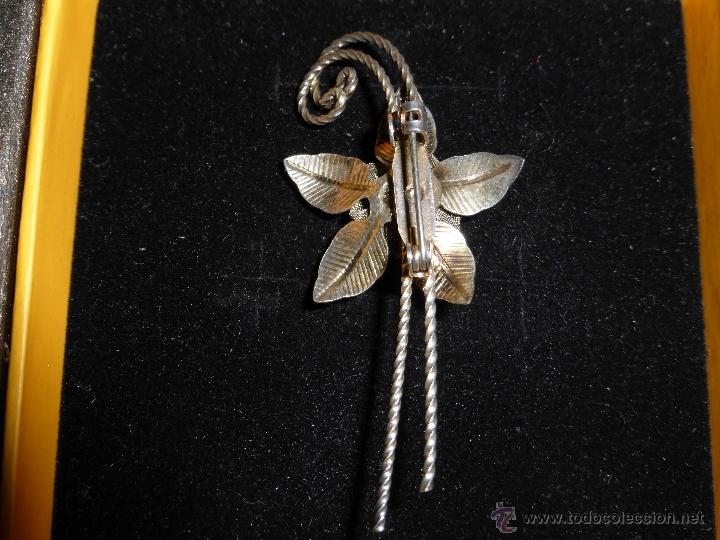Joyeria: ANTIGUO BROCHE CON FORMA DE FLOR. - Foto 2