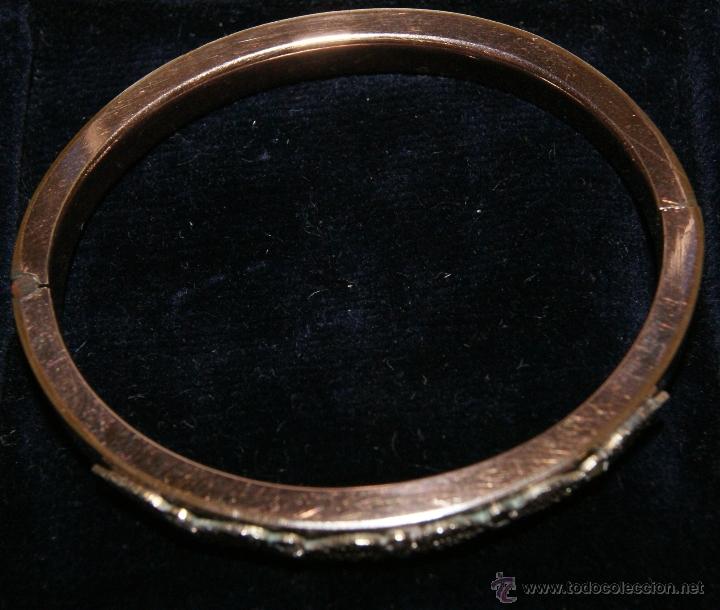 Joyeria: Pulsera de ni&ntilde;a en cobre y plata con incrustaciones. - Foto 1