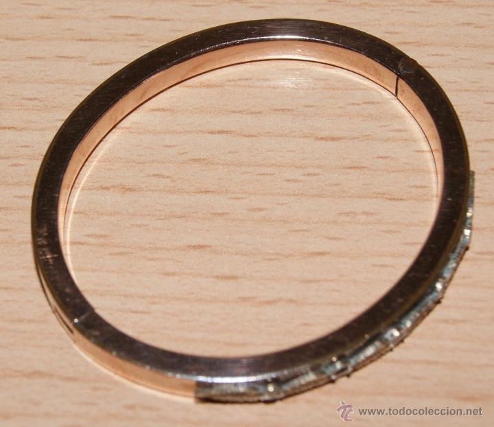 Joyeria: Pulsera de ni&ntilde;a en cobre y plata con incrustaciones. - Foto 3