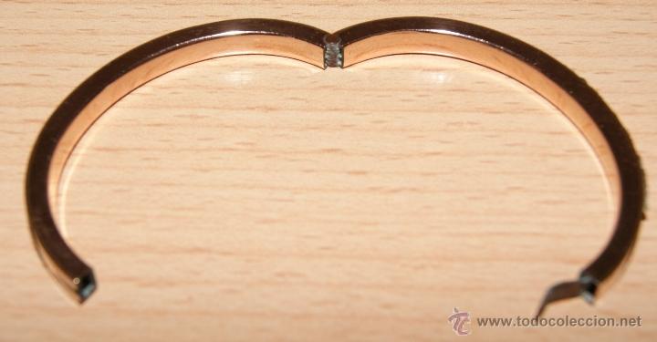 Joyeria: Pulsera de ni&ntilde;a en cobre y plata con incrustaciones. - Foto 5