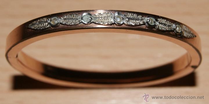 Joyeria: Pulsera de ni&ntilde;a en cobre y plata con incrustaciones. - Foto 7