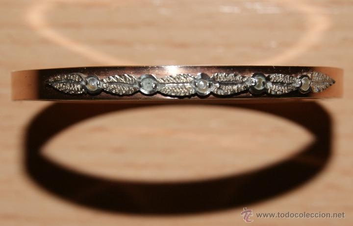 Joyeria: Pulsera de ni&ntilde;a en cobre y plata con incrustaciones. - Foto 9
