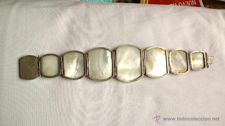 Joyeria: nacar y plata pintada a mano. Procede de Londres - Foto 4