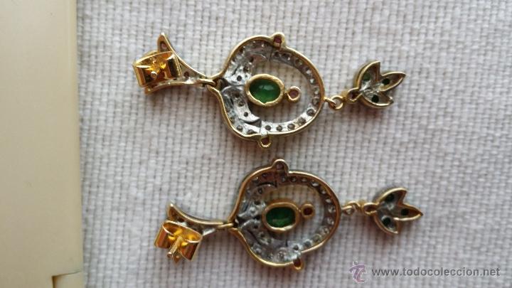 Joyeria: pendientes estilo isabelino con piedras preciosas - Foto 6