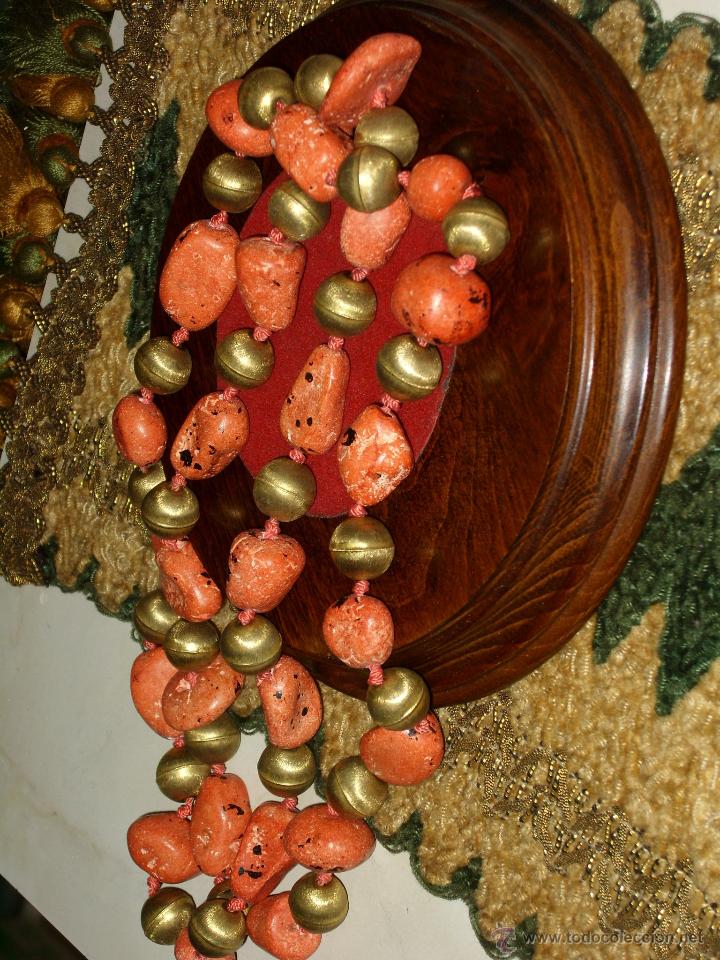 Joyeria: COLLAR DE JASPE ROJO.A&Ntilde;OS 70. - Foto 4