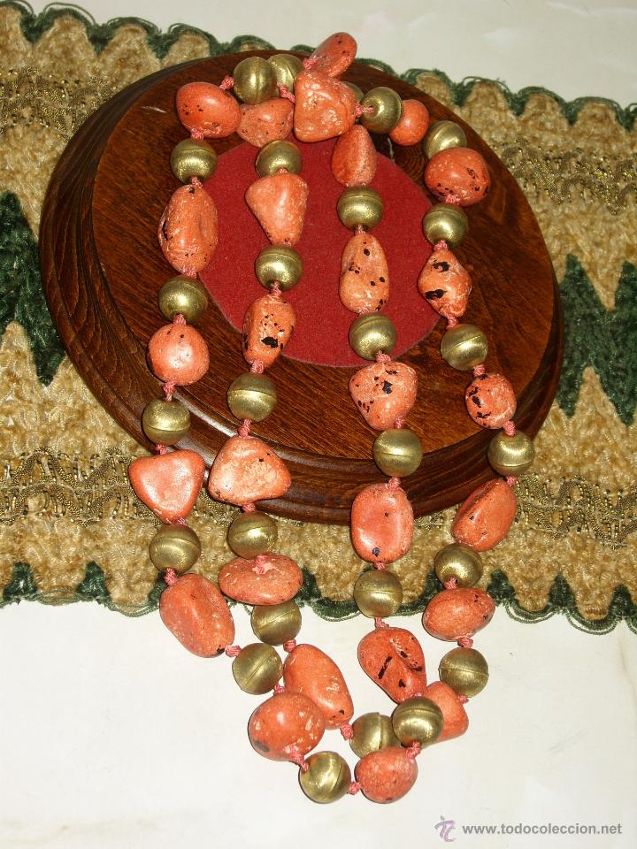 Joyeria: COLLAR DE JASPE ROJO.A&Ntilde;OS 70. - Foto 6