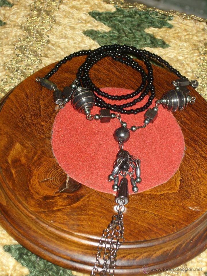 Joyeria: COLLAR DE CRISTAL HEMATITA Y ABALORIOS. - Foto 4