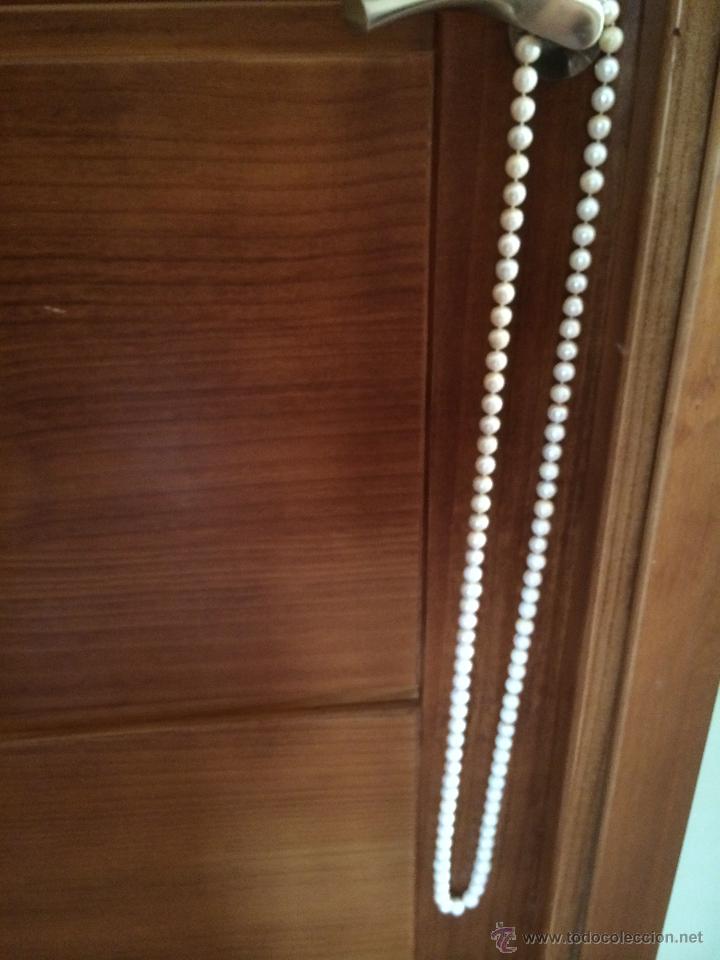 Joyeria: magnifico collar de perlas barroca y broche de plata - Foto 4