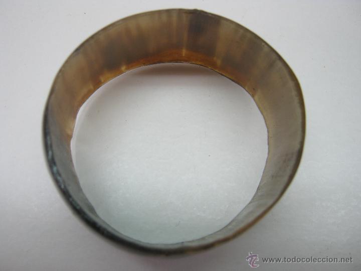 Joyeria: Antigua Pulsera Brazalete asta toro - Foto 3