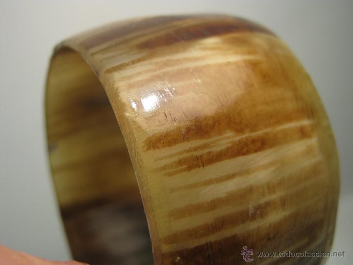 Joyeria: Antigua Pulsera Brazalete asta toro - Foto 4