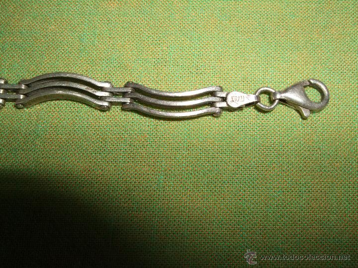 Joyeria: VINTAGE PULSERA DE PLATA . BRAZALETE. ONDAS - Foto 4