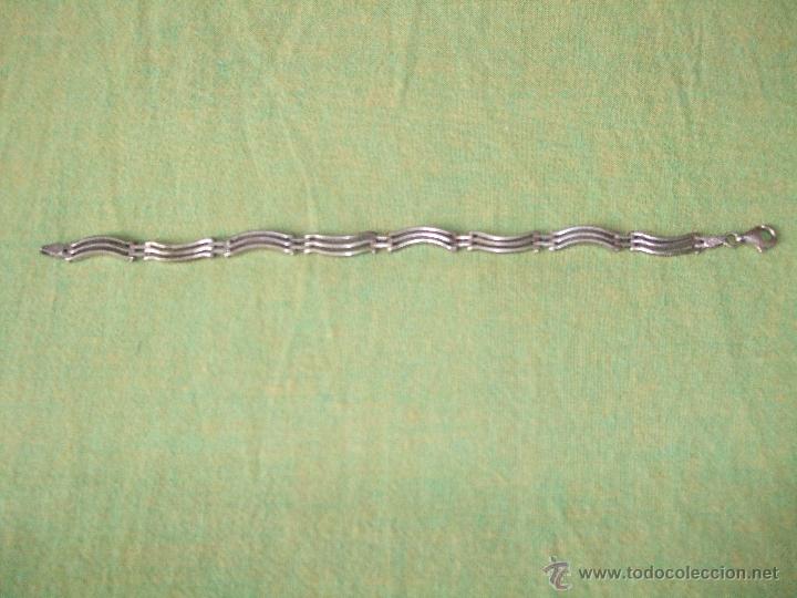 Joyeria: VINTAGE PULSERA DE PLATA . BRAZALETE. ONDAS - Foto 6