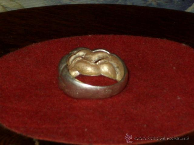 Joyeria: ANILLO TRENZADO DE PLATA 925. - Foto 2