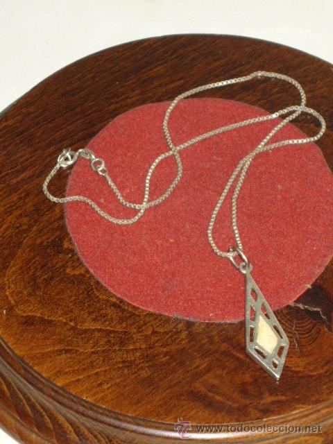 Joyeria: CADENA Y COLGANTE DE PLATA 925. - Foto 3