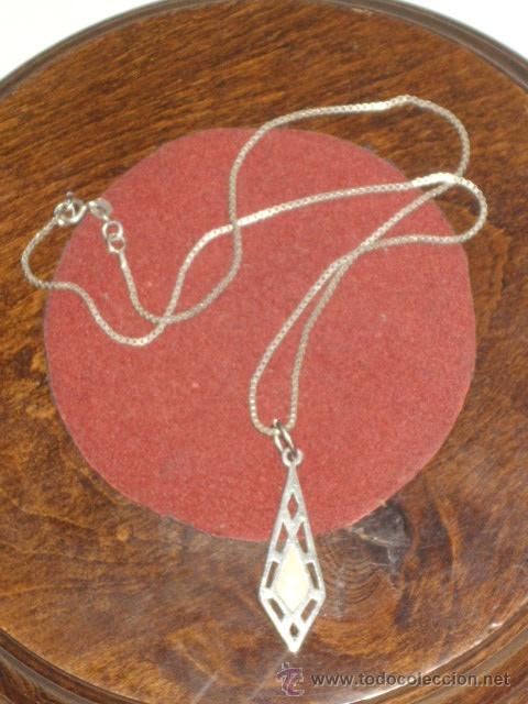 Joyeria: CADENA Y COLGANTE DE PLATA 925. - Foto 4