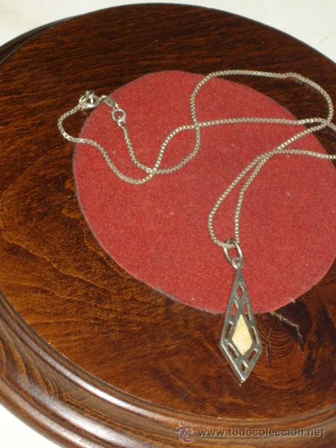 Joyeria: CADENA Y COLGANTE DE PLATA 925. - Foto 5