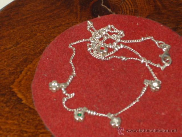Joyeria: CADENA DE PLATA CON CIRCONITAS. - Foto 3
