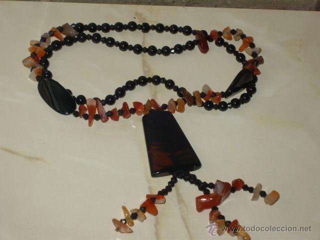 Joyeria: COLLAR DE AGATAS Y ONICE.VINTAGE - Foto 3