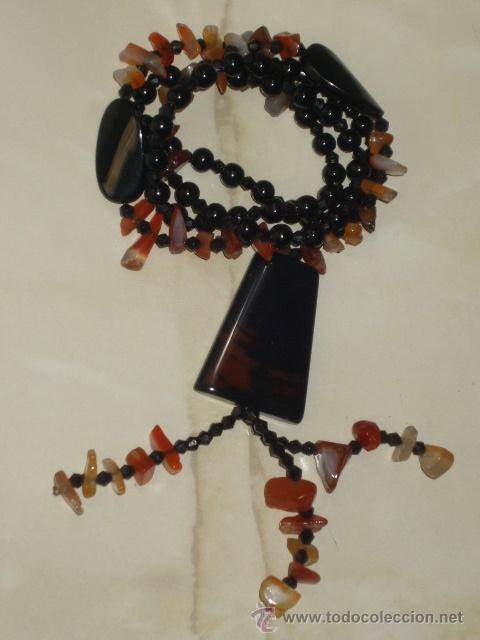 Joyeria: COLLAR DE AGATAS Y ONICE.VINTAGE - Foto 5
