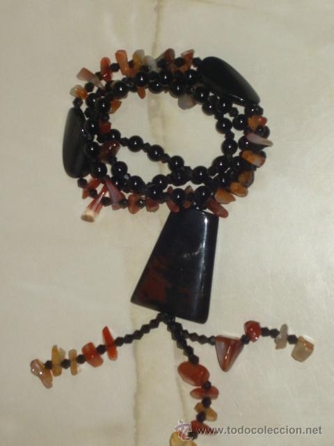 Joyeria: COLLAR DE AGATAS Y ONICE.VINTAGE - Foto 6