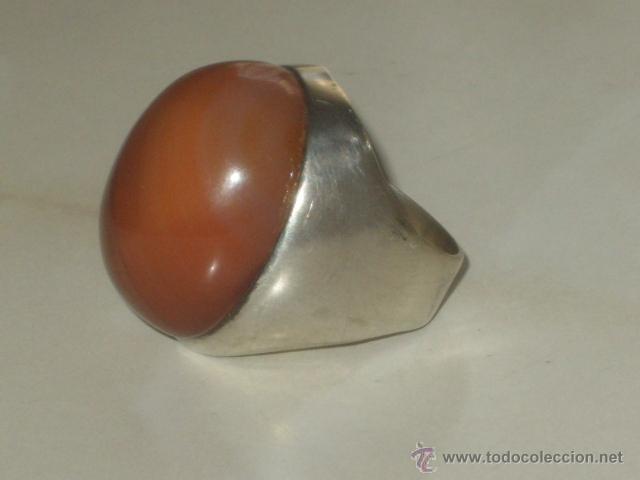 Joyeria: ANILLO ROBUSTO ANTIGUO DE PLATA 925. - Foto 5