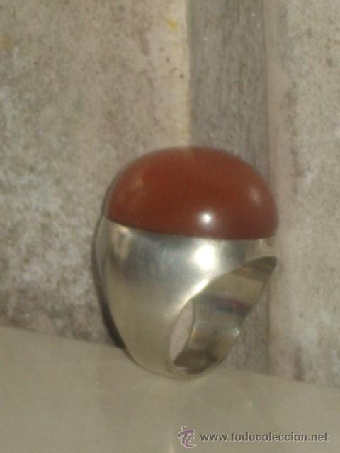 Joyeria: ANILLO ROBUSTO ANTIGUO DE PLATA 925. - Foto 6