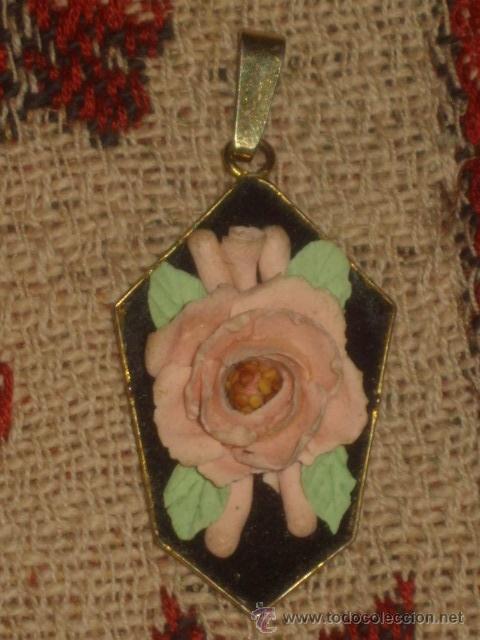 Joyeria: COLGANTE ROSAS HECHO A MANO. - Foto 2