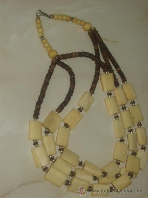 Joyeria: COLLAR DE HUESO Y MADERA.A&Ntilde;OS 70. - Foto 11