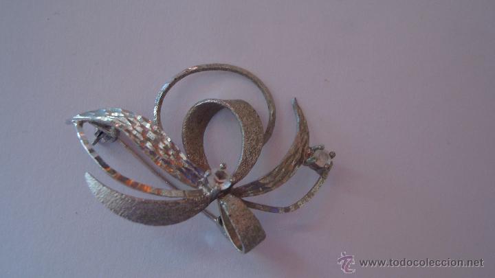 Joyeria: PRECIOSO BROCHE DE PLATA, CON PERLA Y CIRCONITAS - Foto 3