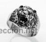 Joyeria: sello cabeza de le&oacute;n en plata de ley - Foto 1