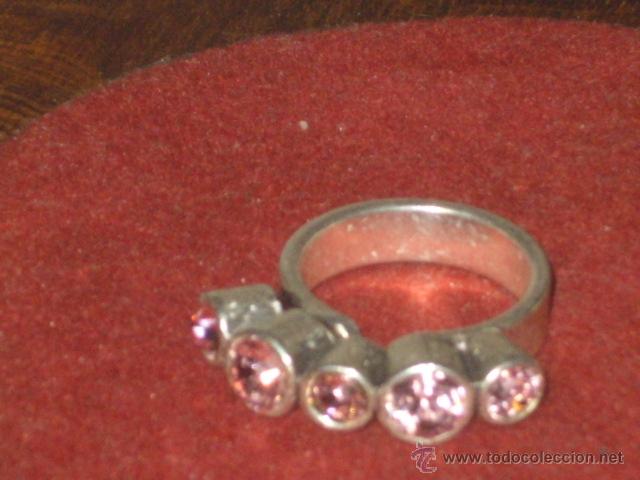 Joyeria: ANILLO DE PLATA 925 CON CUARZO ROSA. - Foto 1