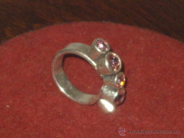 Joyeria: ANILLO DE PLATA 925 CON CUARZO ROSA. - Foto 4