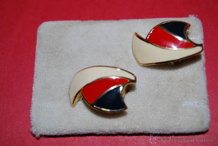 Jewelry: PENDIENTES DE METAL - DISE&Ntilde;O A&Ntilde;OS 80