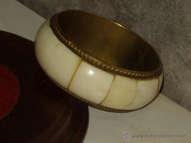 Joyeria: VINTAGE,PULSERA DE HUESO. - Foto 2