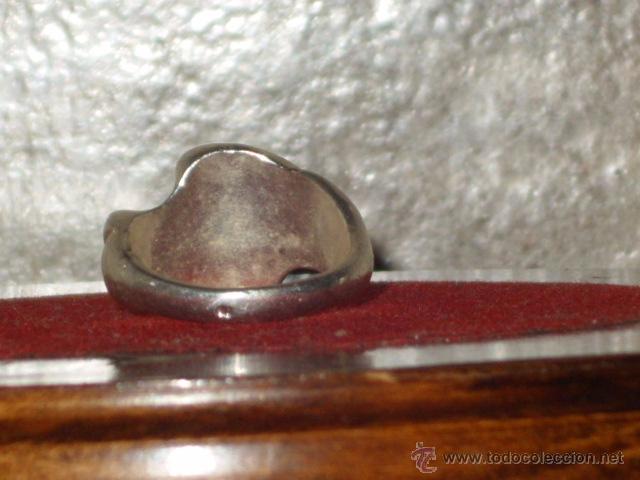Joyeria: ANILLO DE PLATA MACIZO,ESTILO MODERNISTA,CON CONTRASTE. - Foto 4
