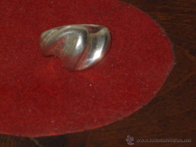 Joyeria: ANILLO DE PLATA MACIZO,ESTILO MODERNISTA,CON CONTRASTE. - Foto 5