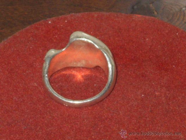 Joyeria: ANILLO DE PLATA MACIZO,ESTILO MODERNISTA,CON CONTRASTE. - Foto 6
