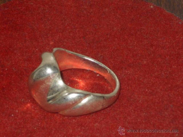Joyeria: ANILLO DE PLATA MACIZO,ESTILO MODERNISTA,CON CONTRASTE. - Foto 8
