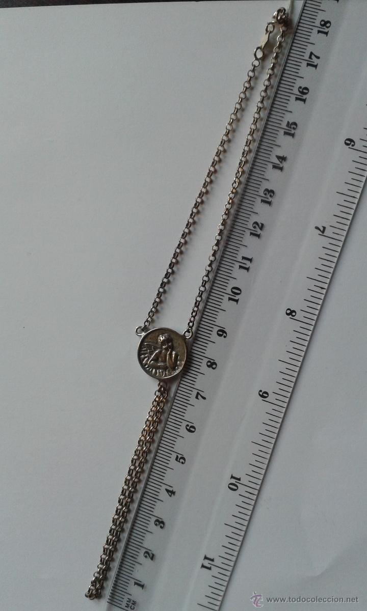 Joyeria: PULSERA DE MANO PLATA DE LEY CON ANGELITO DE LA GUARDA - Foto 5